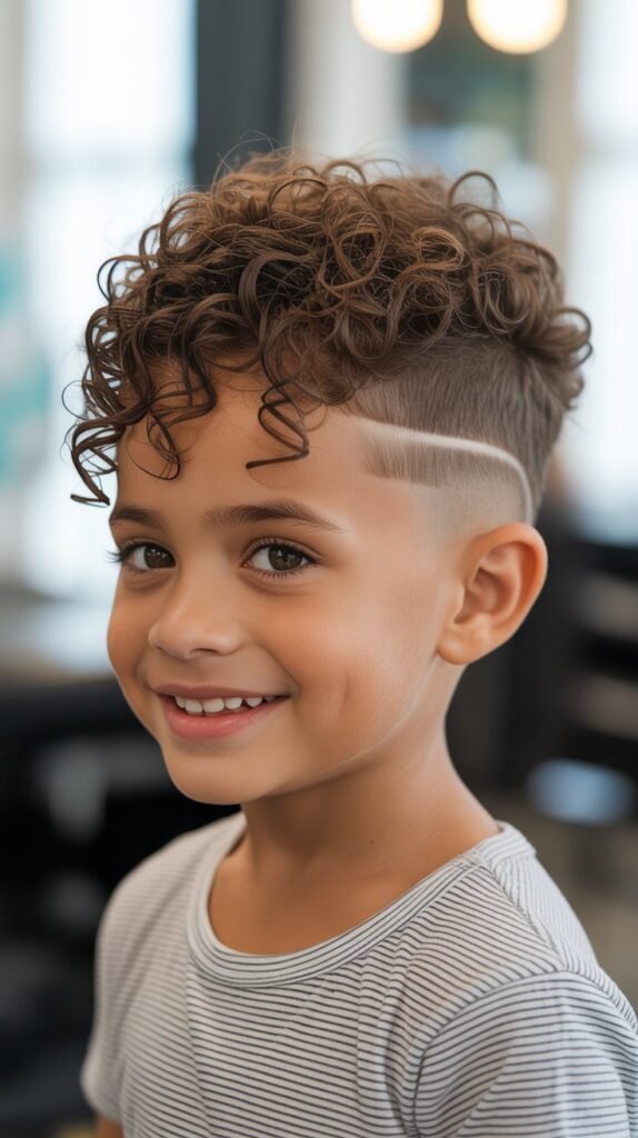 Curly Top with Undercut