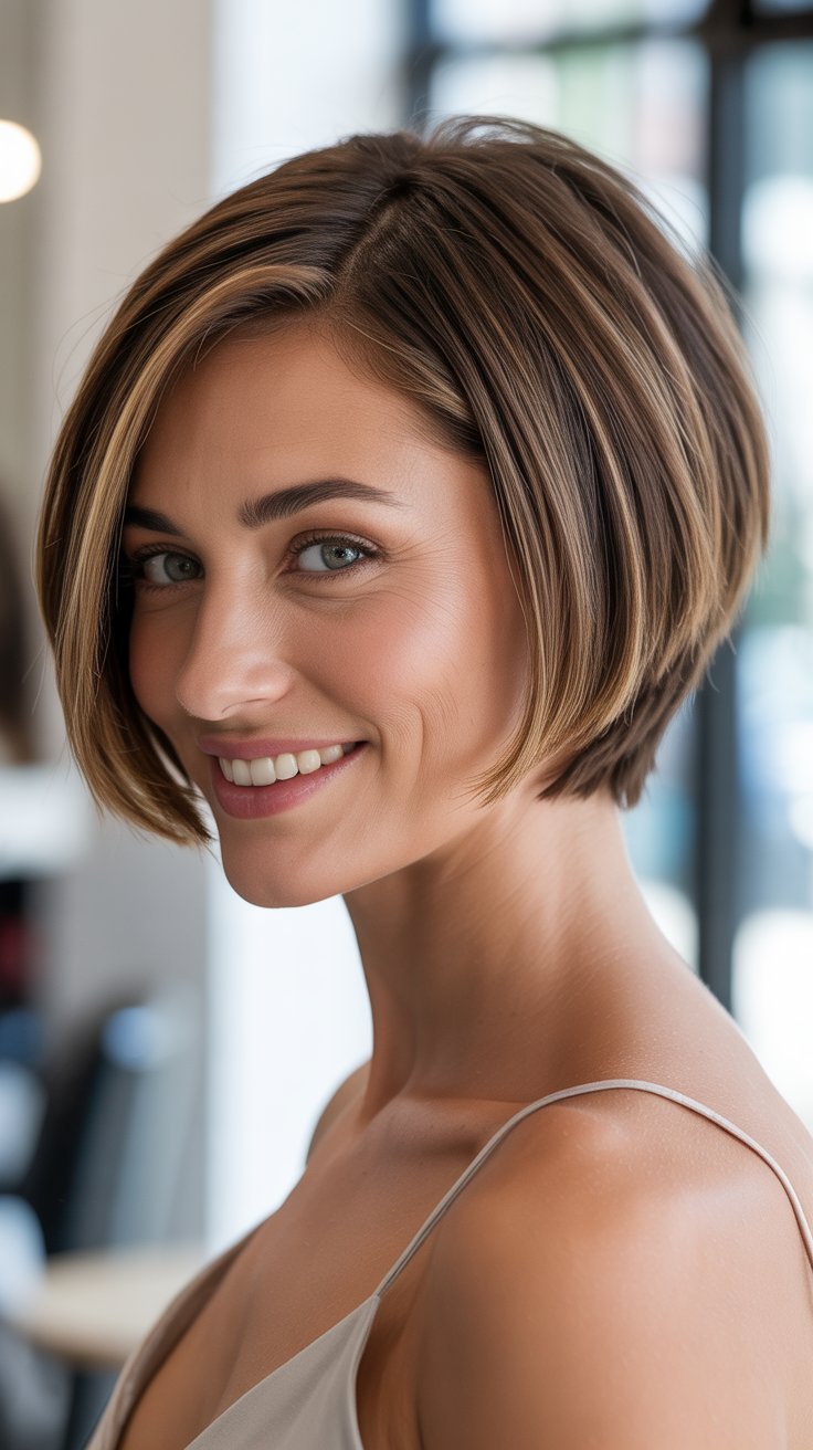 Best Short Angled Bob Haircuts Women Love