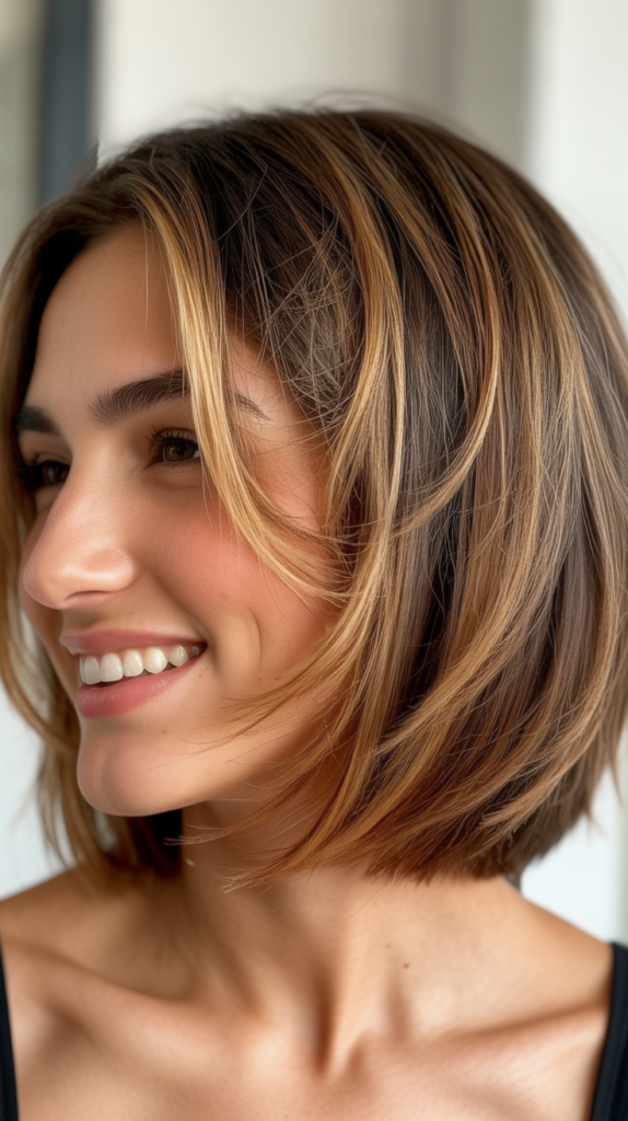 Choppy Bob with Balayage