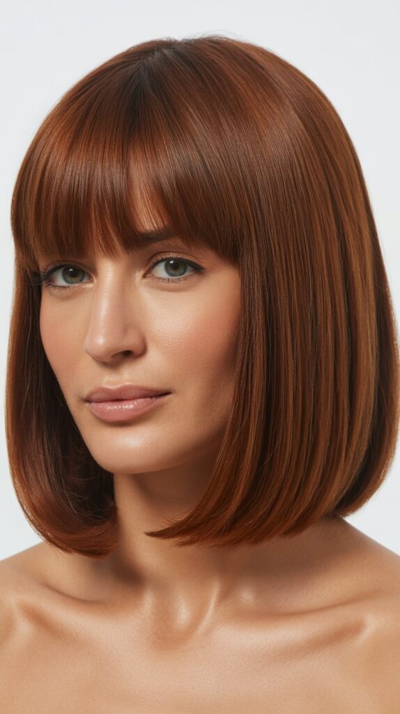 Top 25+ Short Bob Haircuts to Elevate Your Style 11 Bob with Bangs