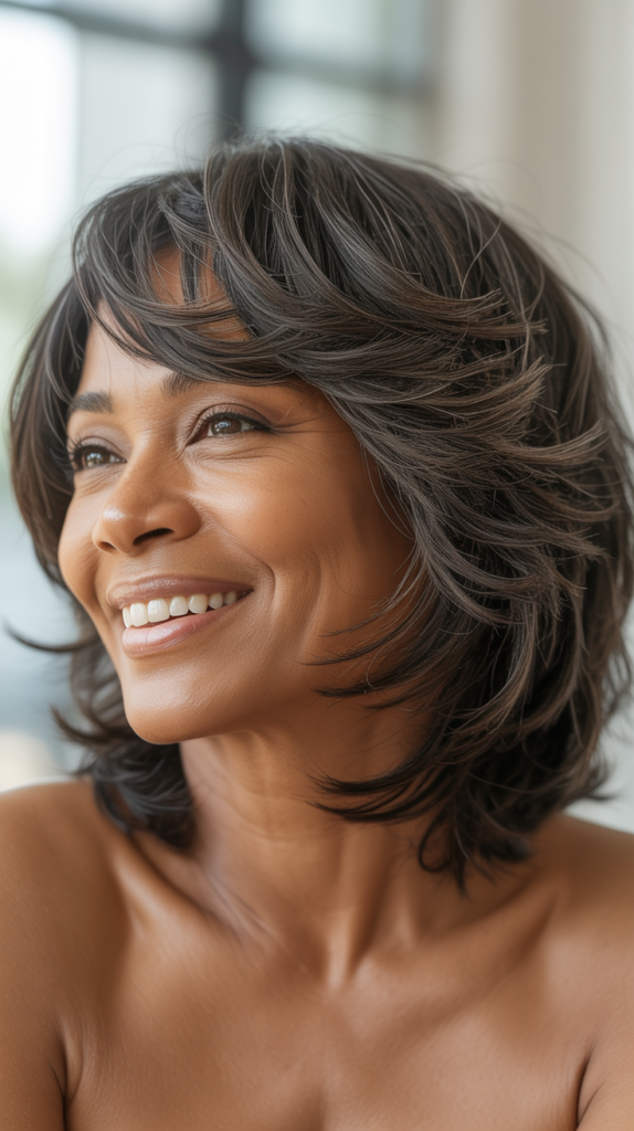 Textured Lob with Undone Ends