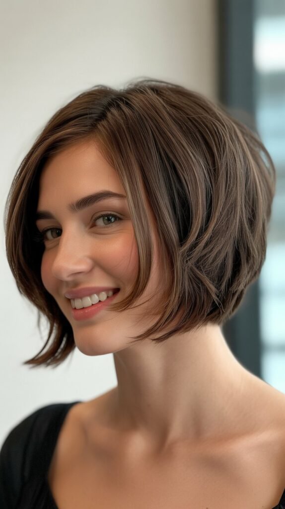 Choppy Bob with Nape Undercut