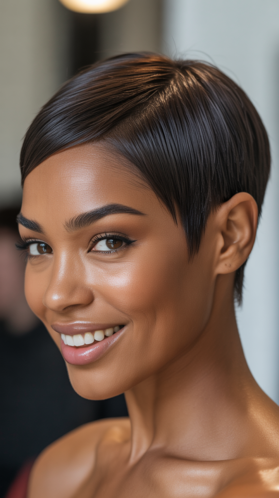 Sleek Pixie Cut