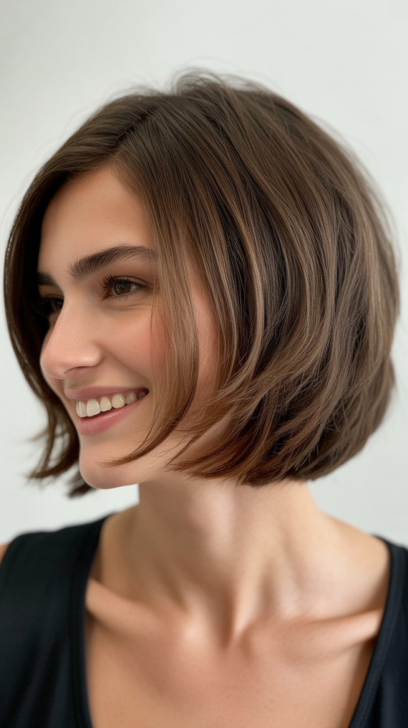Classic Choppy Bob with Textured Ends