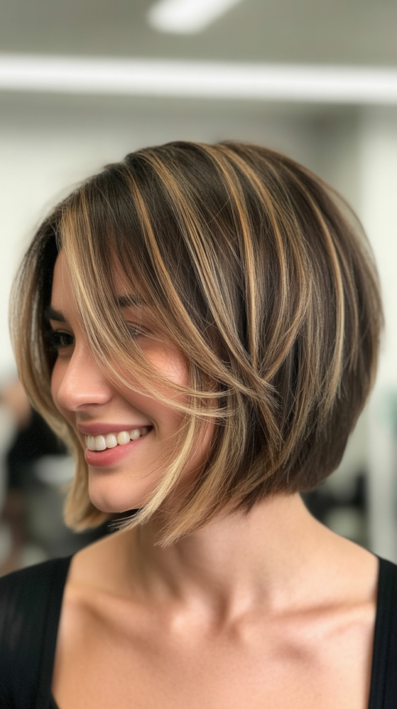 Chic Choppy Bob Haircuts with Balayage Highlights