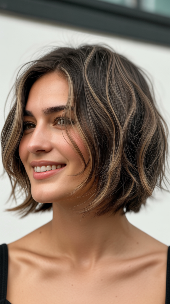 Choppy Bob with Piecey Texture