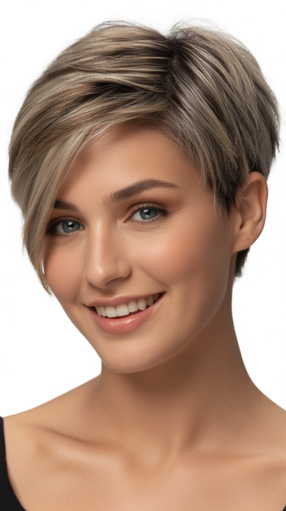 Asymmetrical Pixie Cut