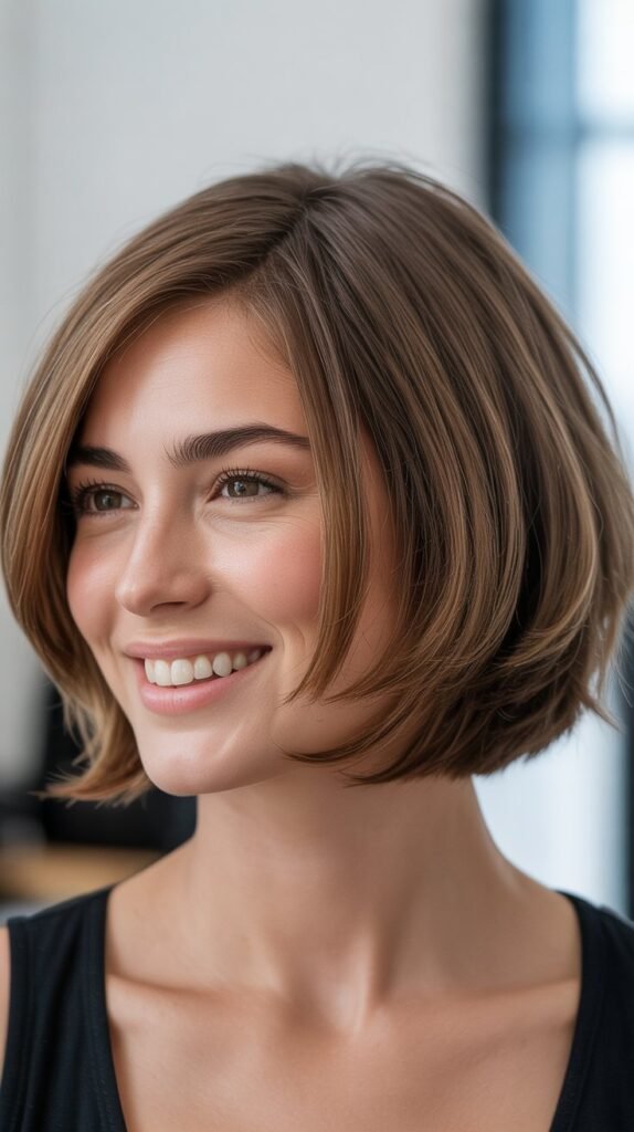 Classic Choppy Bob with Textured Layers