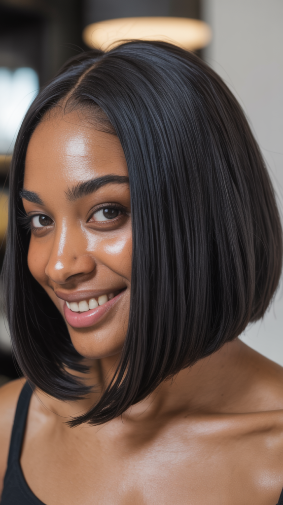Chic Short Straight Hairstyles for Black Women