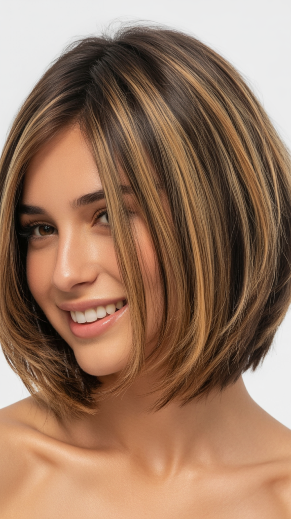  Choppy Bob with Balayage