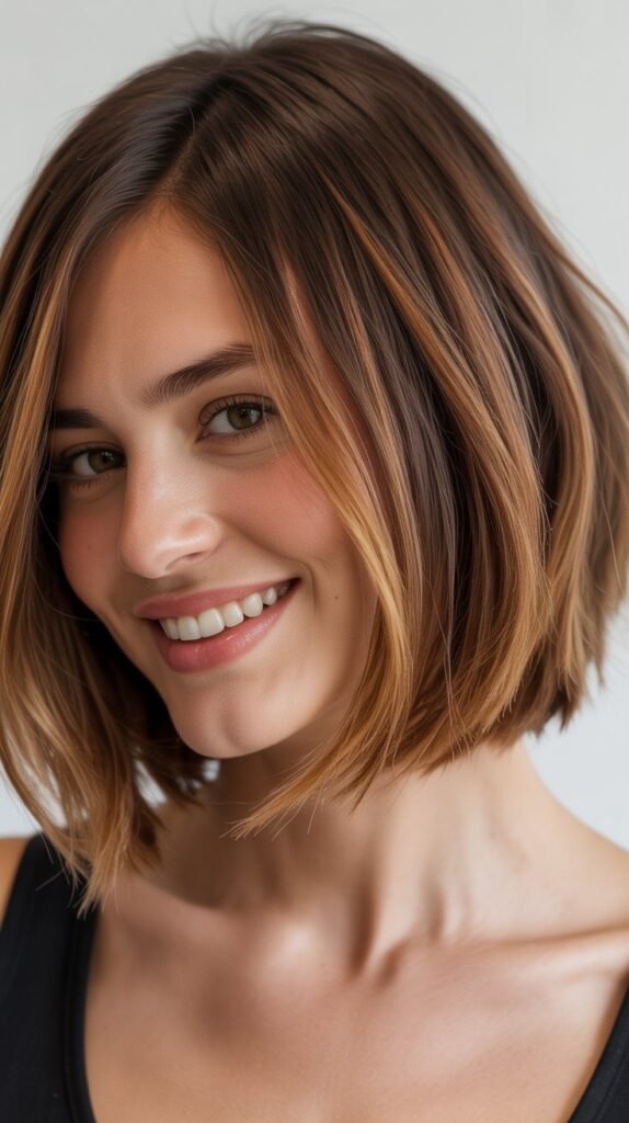 Choppy Bob with Ombre Color