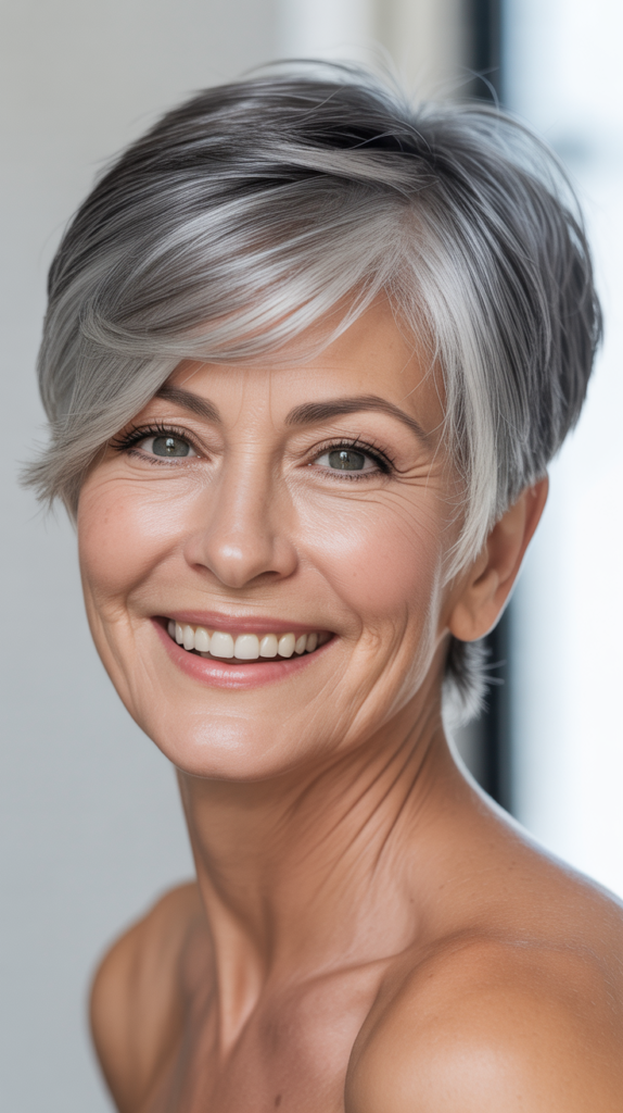 The Side-Swept Pixie