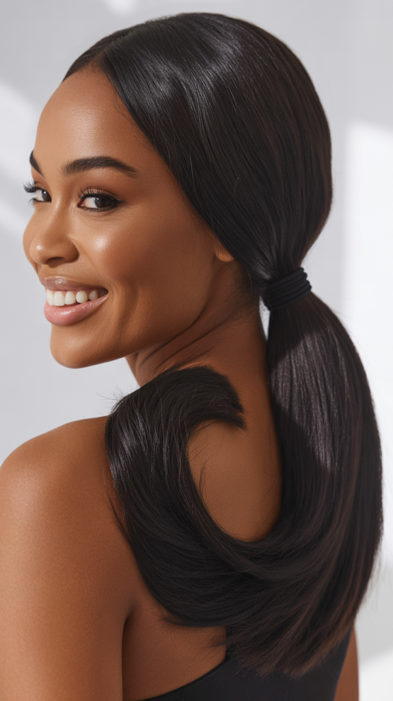 Low Ponytail Elegance