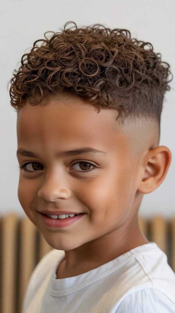 The Classic Curly Fade
