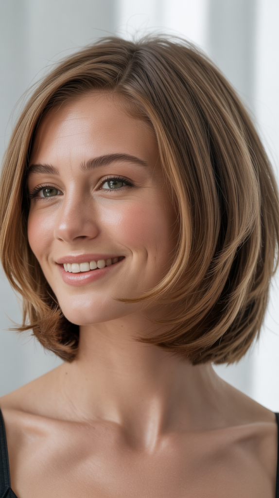 Layered Bob with Face-Framing