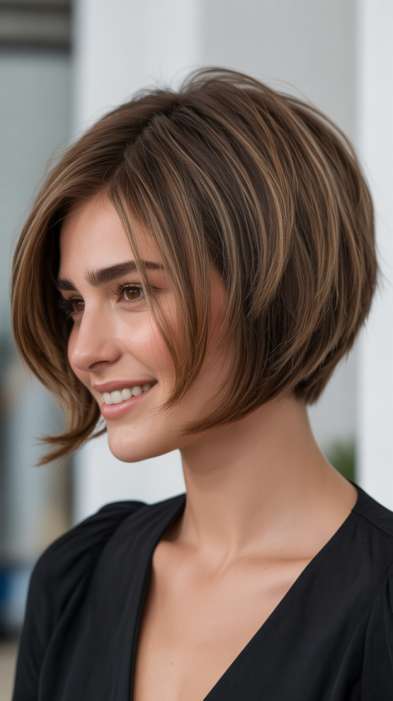 Graduated Choppy Bob