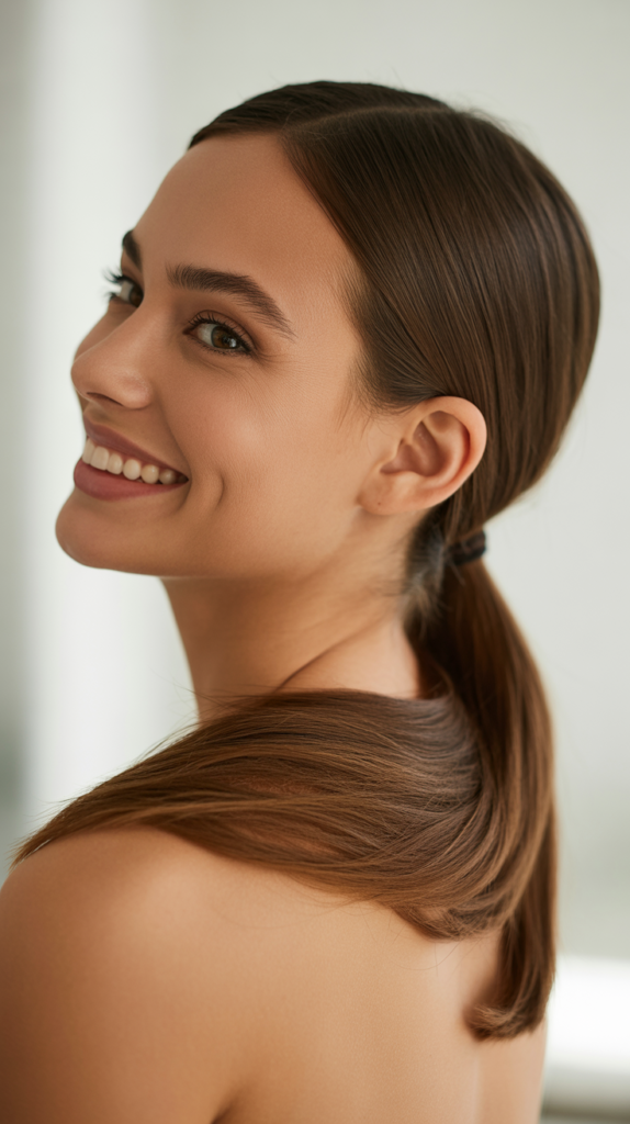 Low Sleek Ponytail