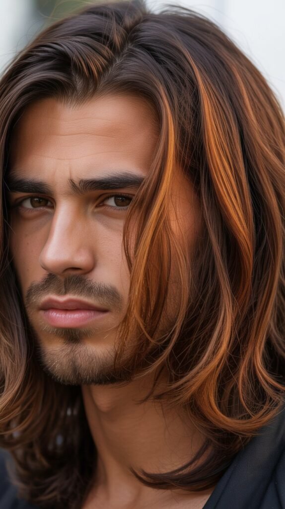 Face-Framing Caramel Highlights