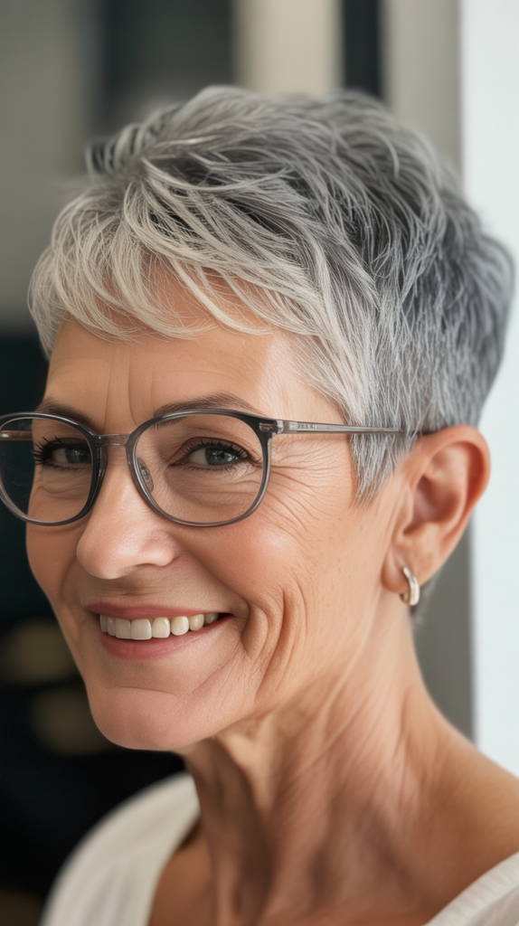  Tapered Pixie with Longer Top