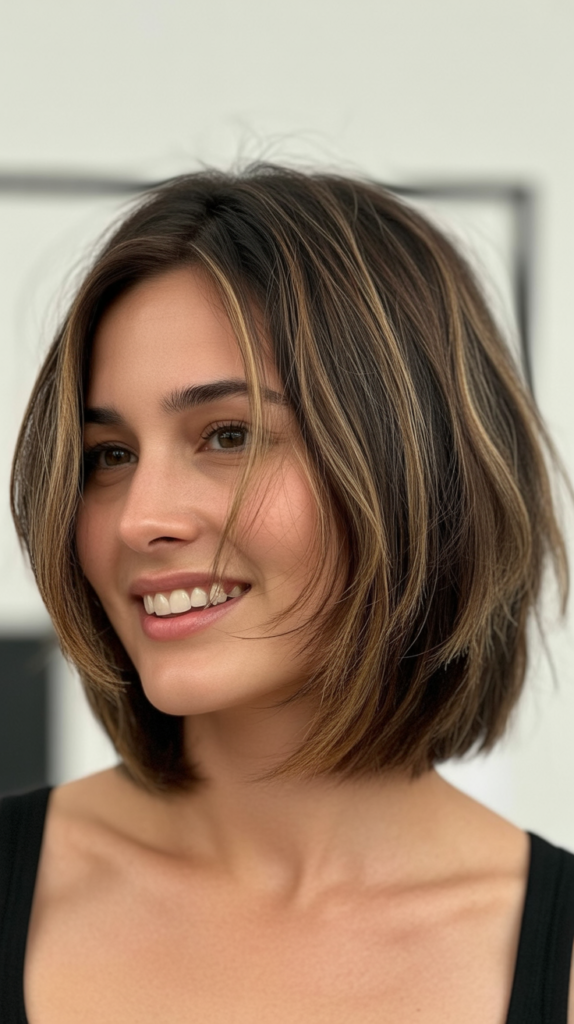 Choppy Lob (Long Bob)