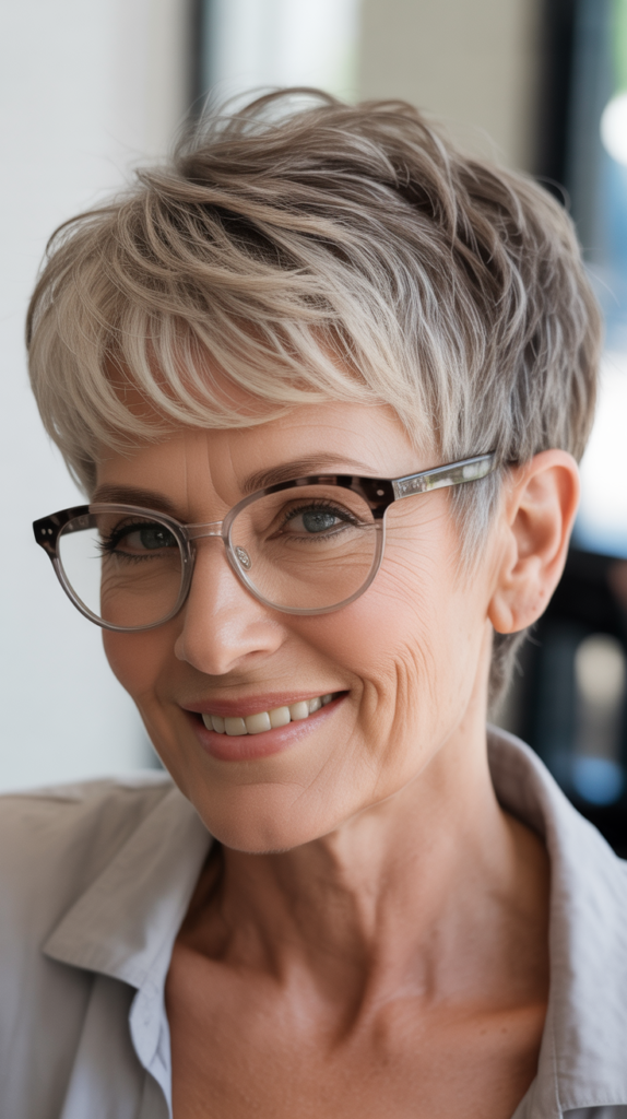 Layered Pixie with Texture