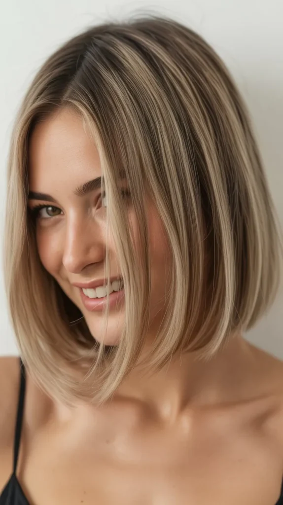  Long Bob with Baby Lights