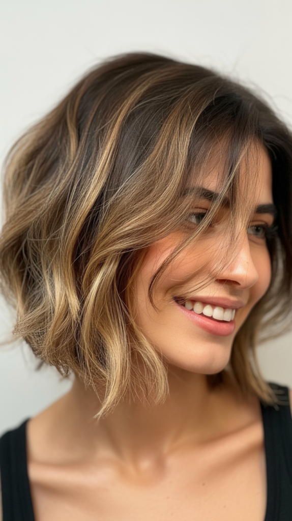 Choppy Bob with Balayage