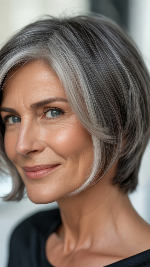 Metallic Silver Lowlights for Modern Edge