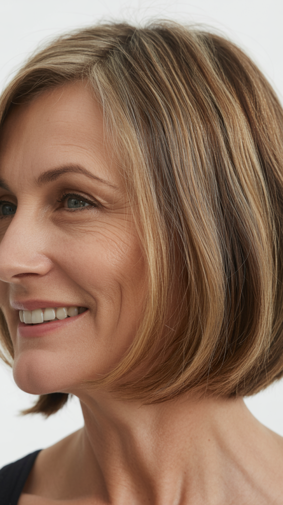 Chin-Length Graduated Bob