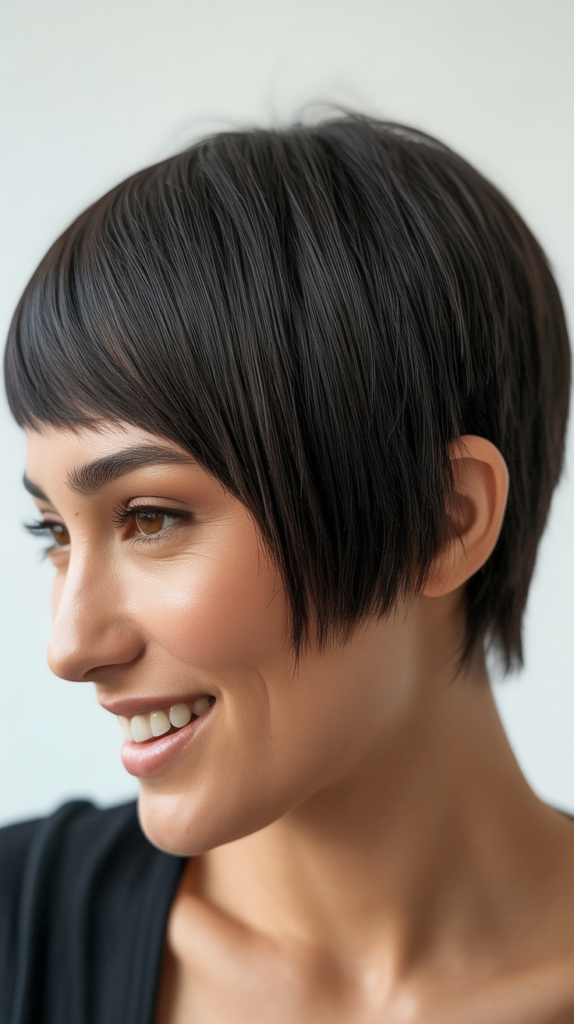 Textured Straight Pixie