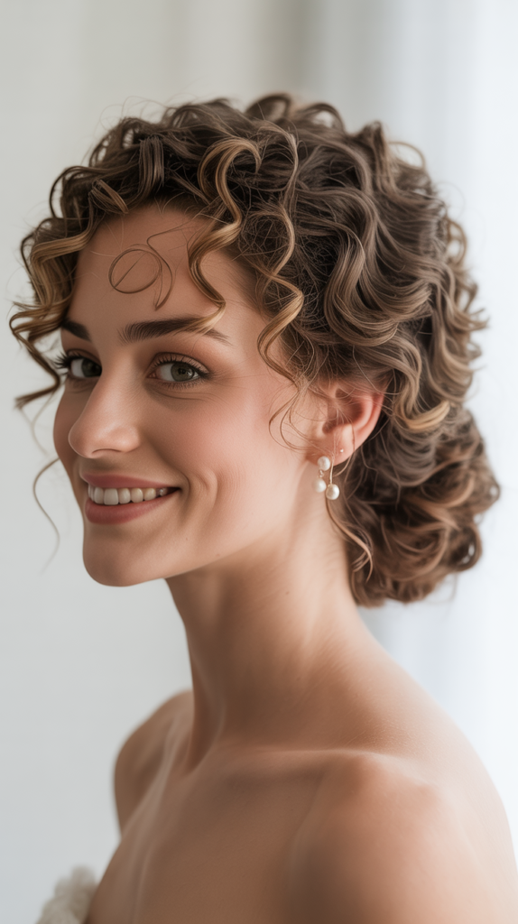 Textured Curly Gibson Tuck