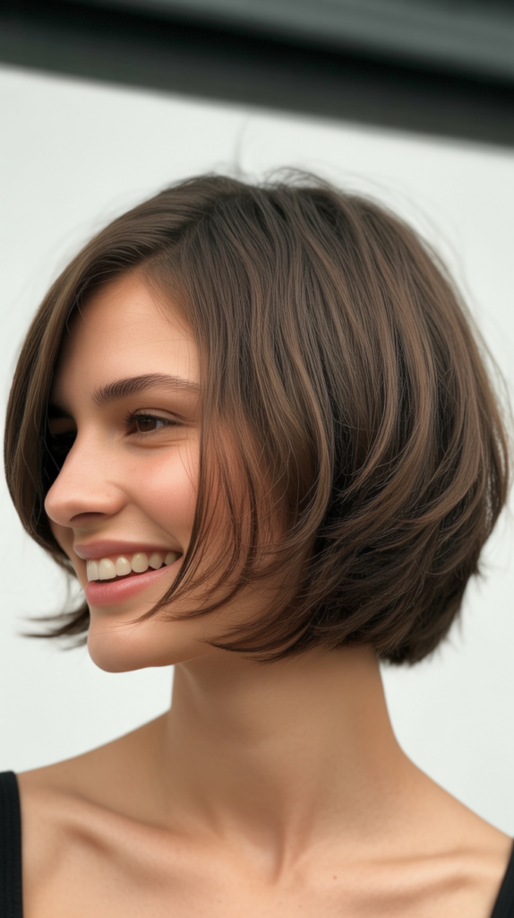 Classic Textured Choppy Bob