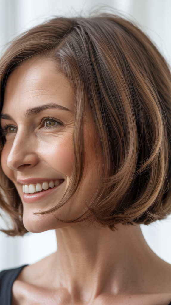 Textured Collarbone Bob