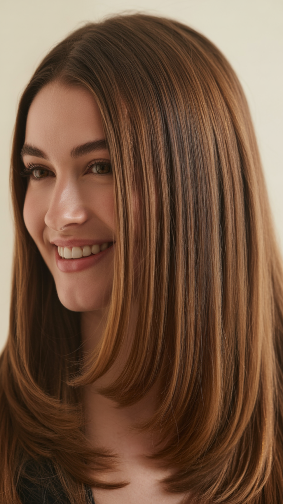 Pin-Straight with Side Part