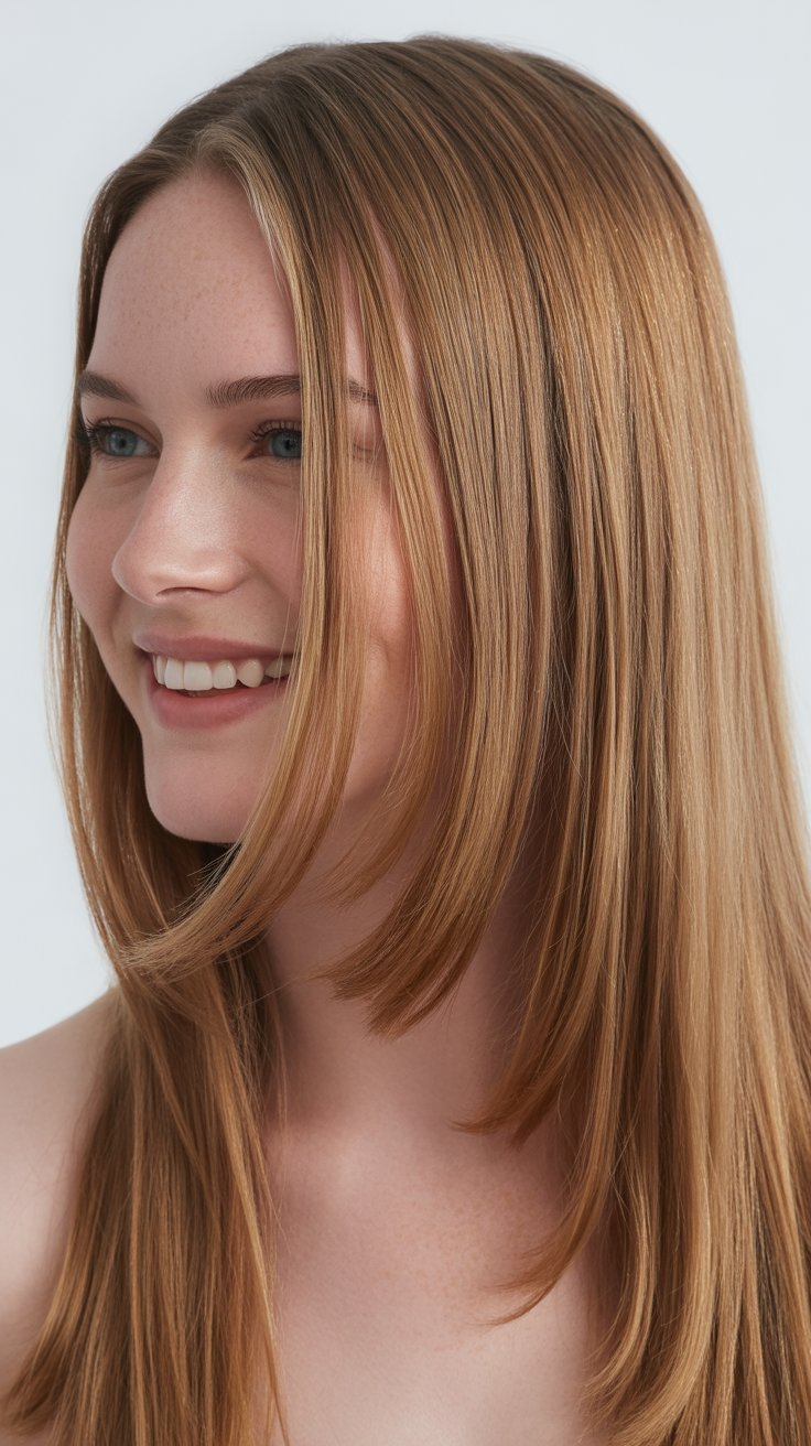 Trendy Straight Hairstyles for Long Hair White Women