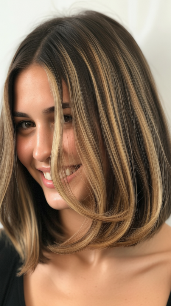  Long Bob with Balayage