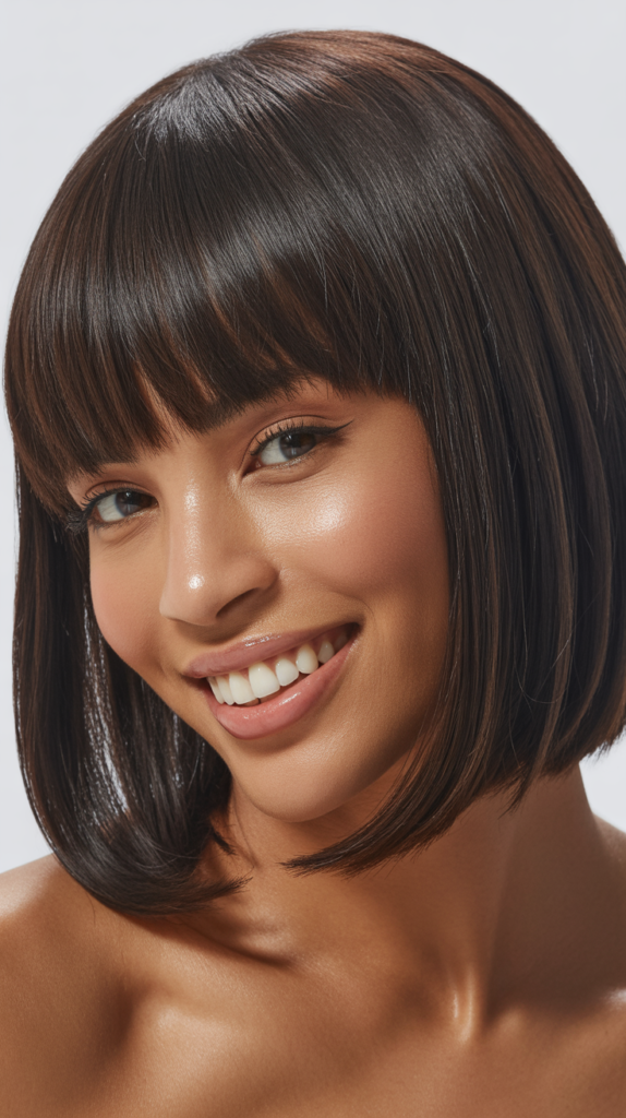 Straight Bob with Bangs