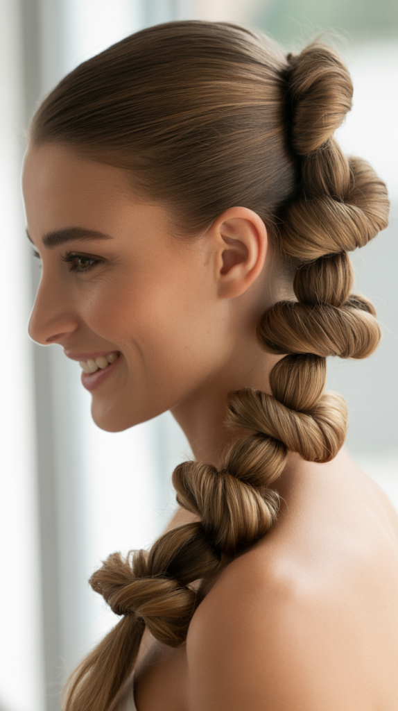 Stacked Twisted Buns