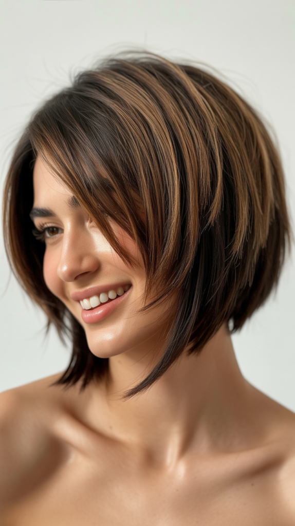 Choppy Asymmetrical Bob