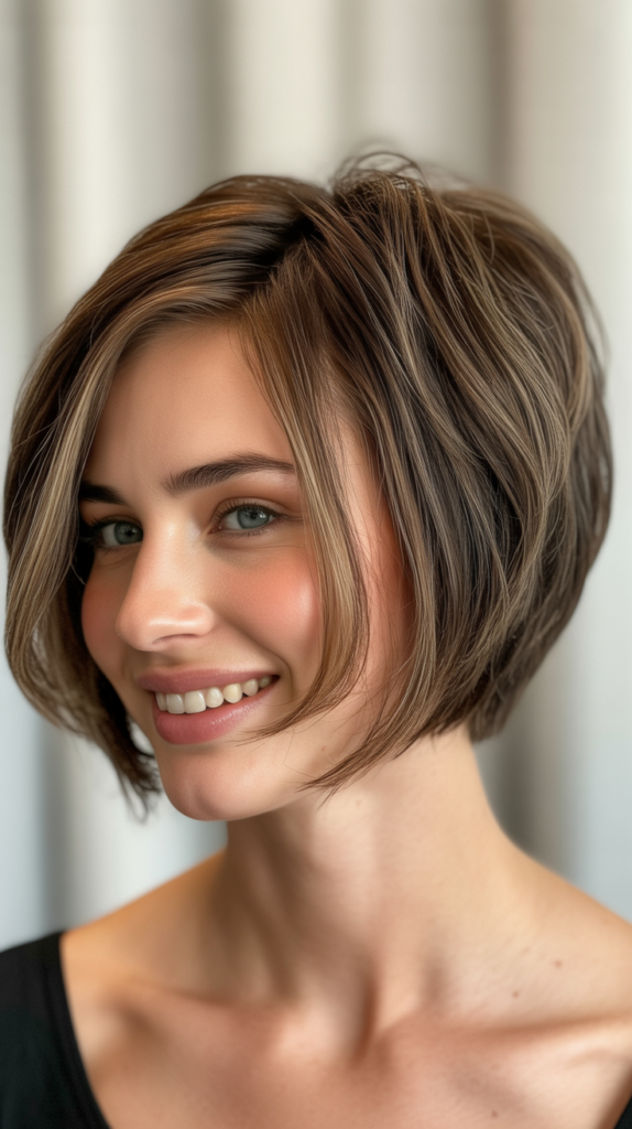 Inverted Bob with Texture