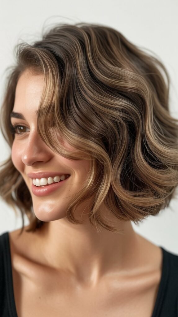 Graduated Bob with Angled Layers