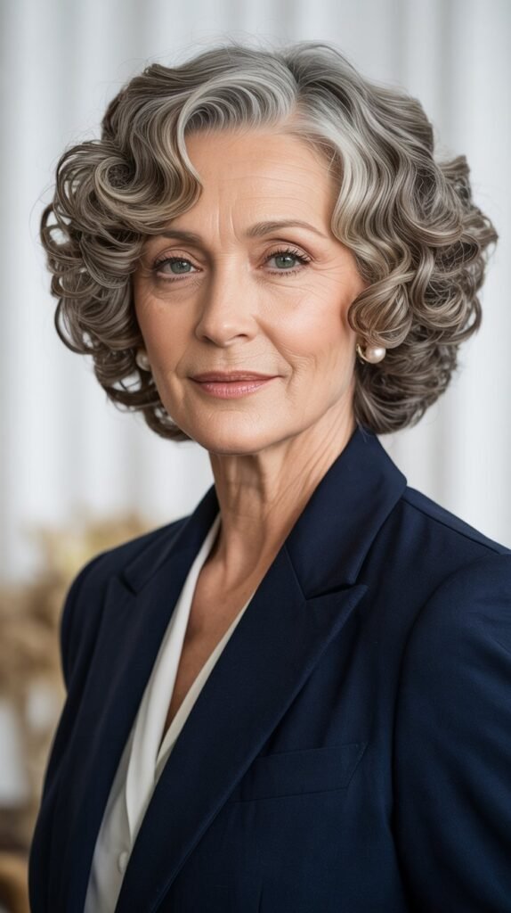 The Classic Curly Bob