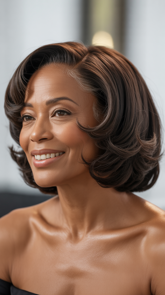 Side Part Bob with Volume