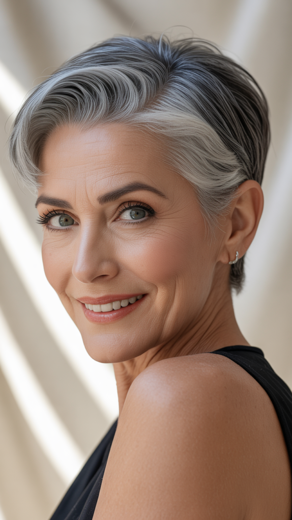 The Slicked-Back Pixie