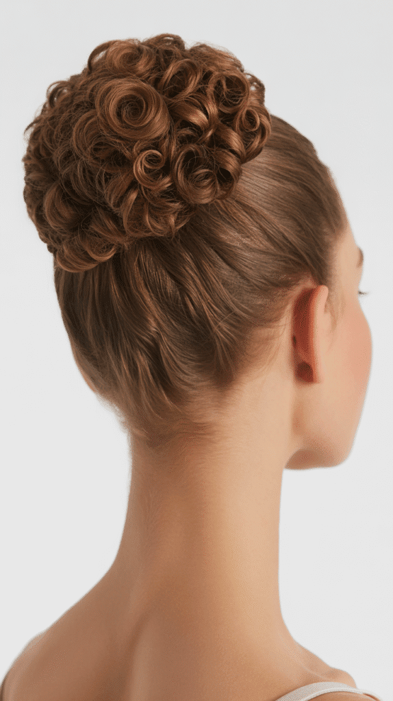 Curly Ballet Bun