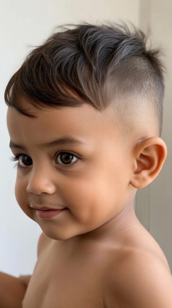 High Fade with Textured Top