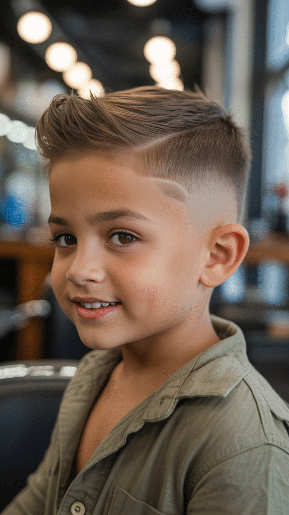 Top 30 Stylish Children Hairstyles for Little Boys That Are Totally Adorable 16 The Fade