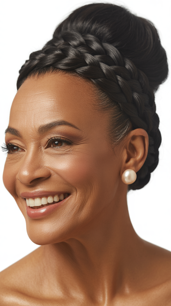 Braided Crown Updo