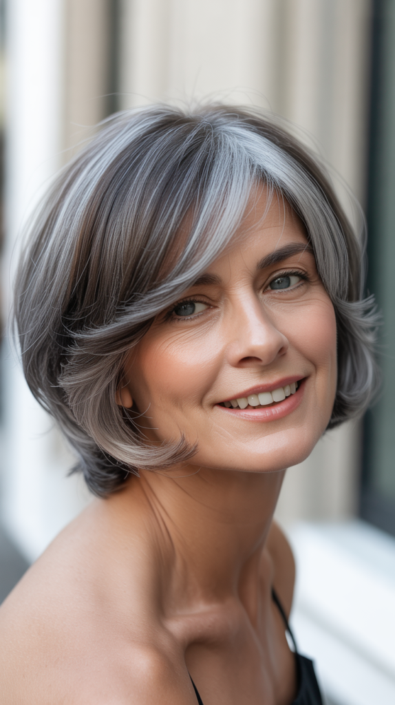 Addressing Common Gray Hair Concerns with Lowlights