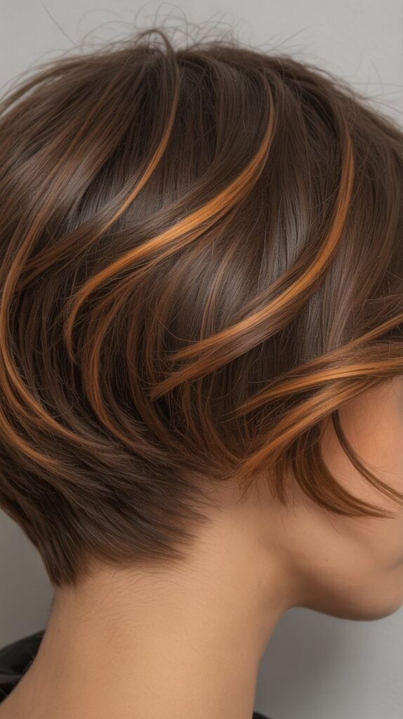  Soft Undercut with Caramel Blend